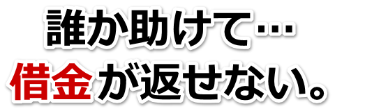 もうどうしようもない。借金が返せない。犬山市で無料相談を弁護士や司法書士にして借金返済